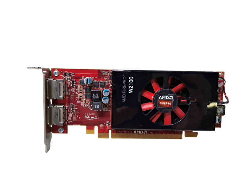 AMD FirePro W2100 | 2GB DDR3 PCIe Low Profile Graphics Card | 2x DisplayPort