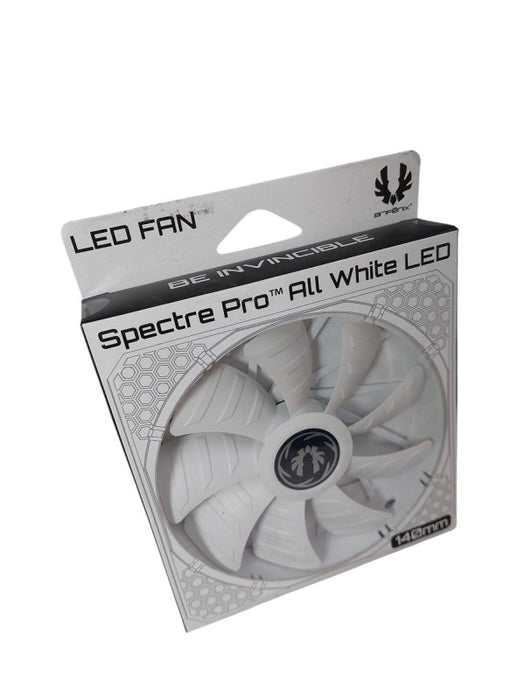 Spectra Pro All White LED Red 140mm  =