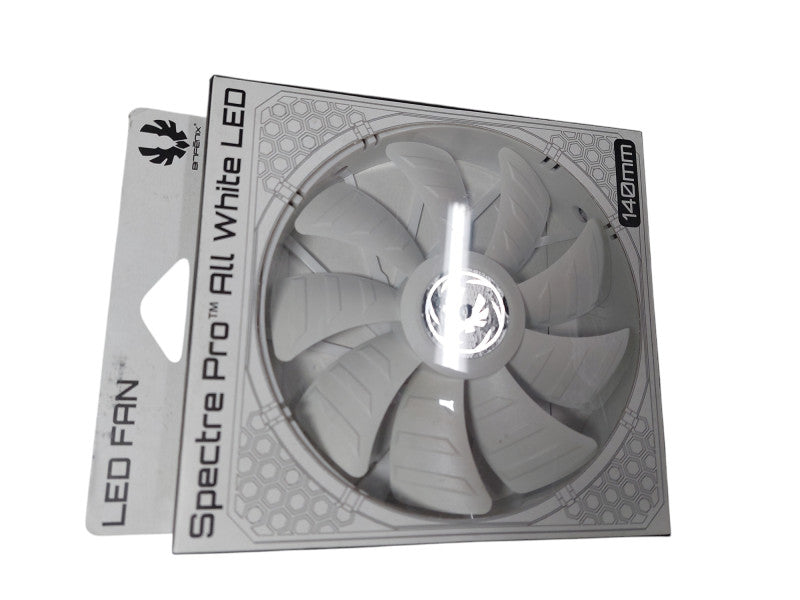 Spectra Pro All White LED Red 140mm  =