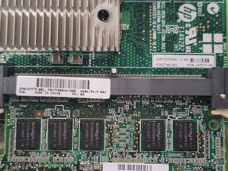 643379-001 HP Smart Array P822 Quad-Port 6Gb/s PCIe x8 FWBC SAS Controller _