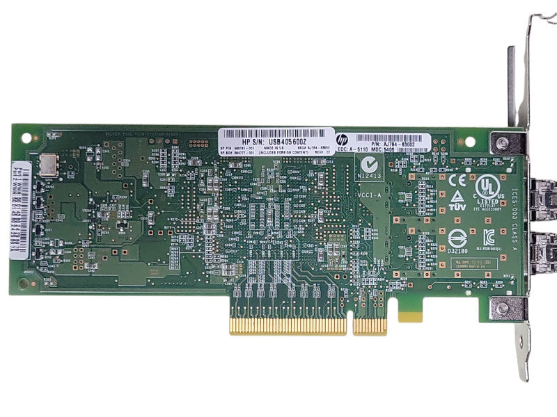 HP/QLogic QLE2562-HP PCIe 8GB FC HBA 489191-001 2x SFP _