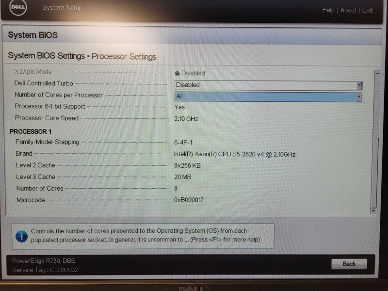 Dell R730 2U 8x 3.5" | Xeon E5-2620 v4 @2.1GHz, 16GB DDR4, H730 Mini, 2x PSU $