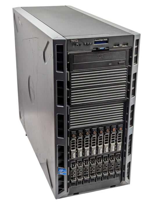 DELL PowerEdge T420 2x Intel Xeon E5-2450 0 64GB RAM H710P RAID  -