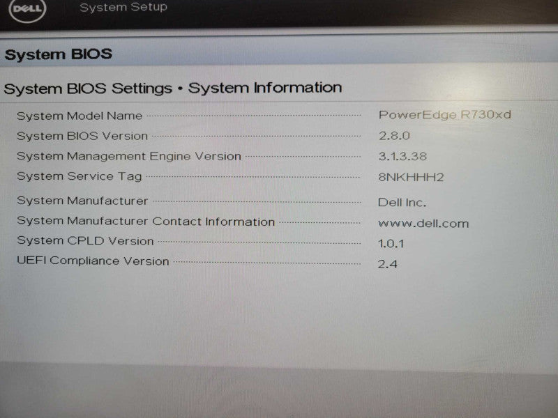 Dell PE R730xd, 2x Xeon E5-2620v4 2.10Ghz, 256GB DDR4, H730P Mini, 2x PSU !