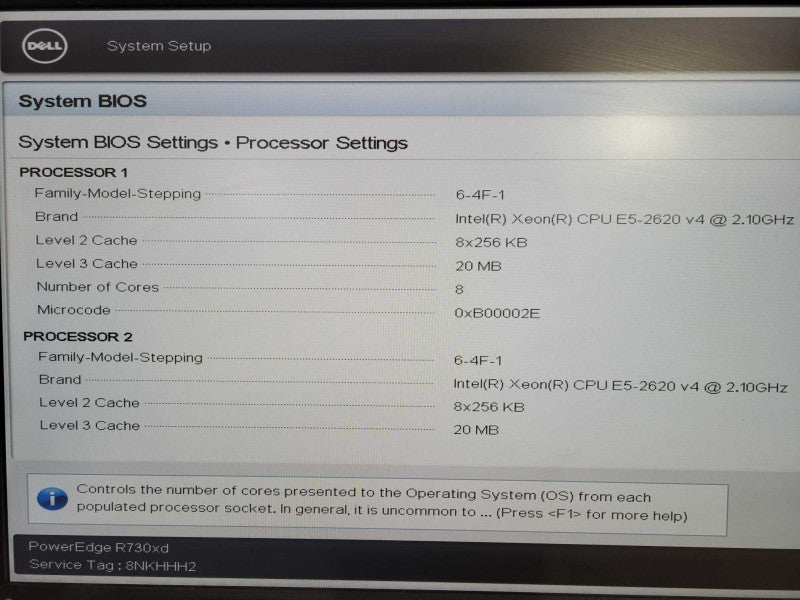Dell PE R730xd, 2x Xeon E5-2620v4 2.10Ghz, 256GB DDR4, H730P Mini, 2x PSU !