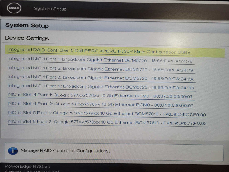 Dell PE R730xd, 2x Xeon E5-2620v4 2.10Ghz, 256GB DDR4, H730P Mini, 2x PSU !