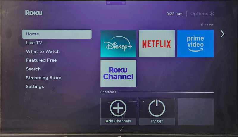 Roku 1 Media Streamer w/ Power Cord & Remote, Tested & Rest