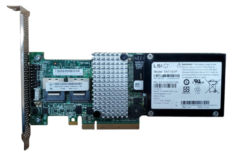LSI 9260-8i | IBM M5015 | SAS RAID Controller | w/ Battery