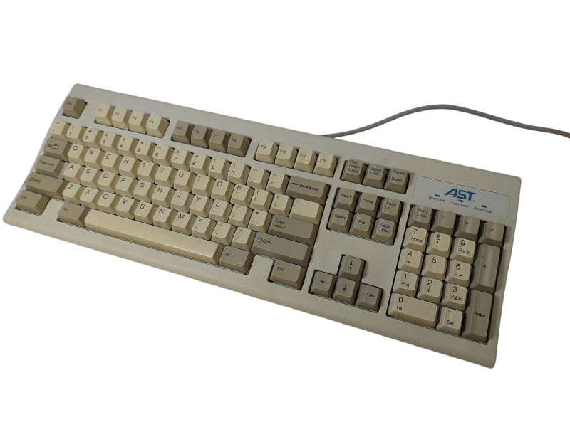 Vintage AST Computer PS/2 Keyboard Model: KB-2323 =