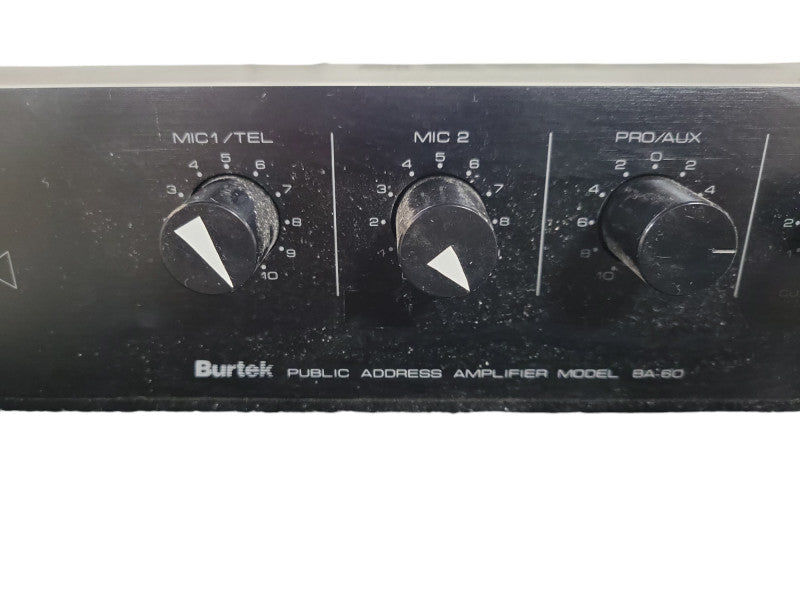 BSI Burtek Public Address Amplifier BA-60 !