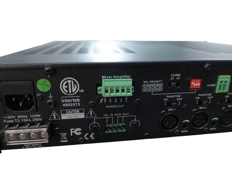 Tortech Mixer Amplifier Model: PA1120 =