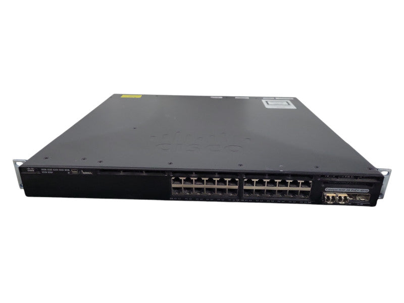 Cisco WS-C3650-24PS-L, 24 Port PoE+ Gigabit Switch + 2x 640W PSU & 4X1G !