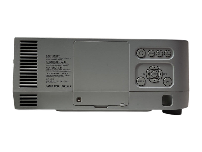NEC NP-PA500X 1920x1200 Projector Long-Throw Zoom Lens, Lamp Hour: 1154Hrs