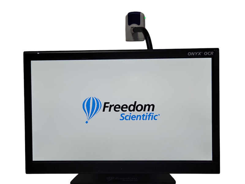 Freedom Scientific Onyx OCR CVC-DP-OCR-C-US Clearview speech monitor, read _