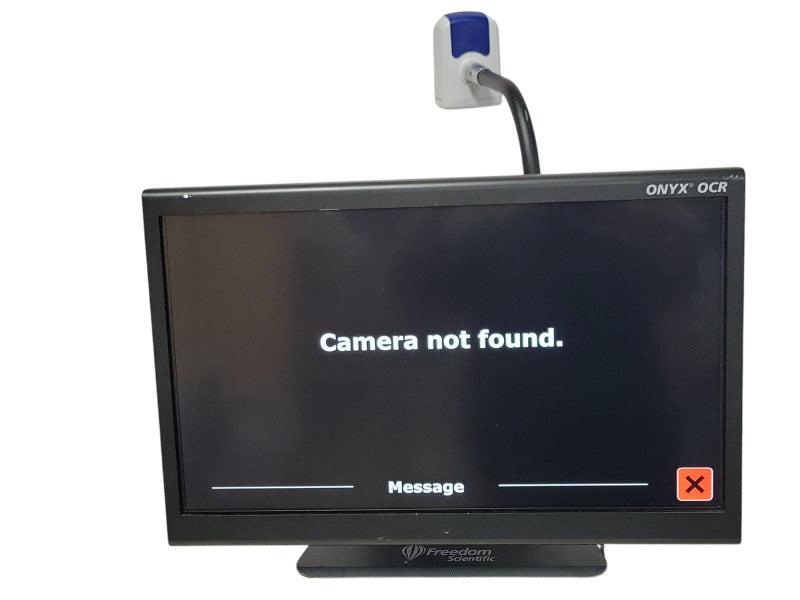 Freedom Scientific Onyx OCR CVC-DP-OCR-C-US Clearview speech monitor, read _