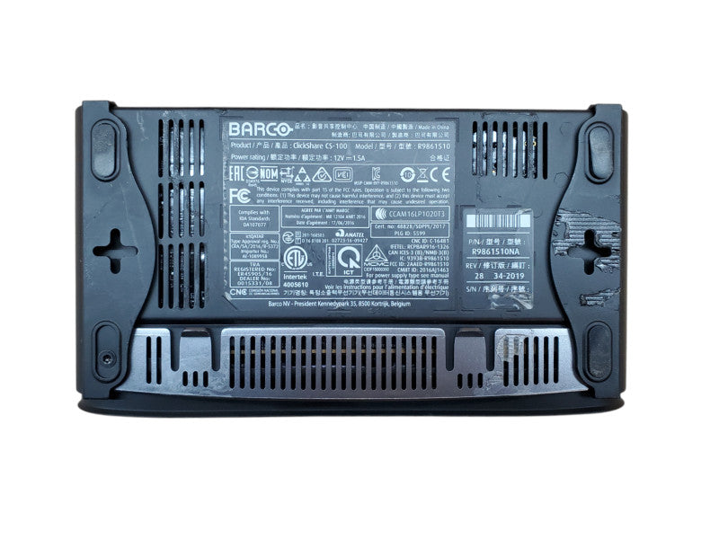 Barco ClickShare CS-100 | Wireless Presentation System | R9861510 | *READ*