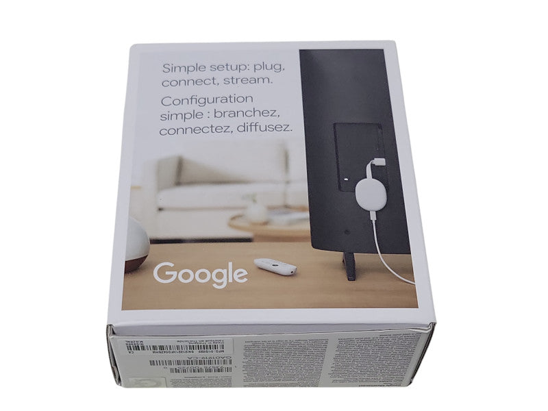 Open Box Google Chromecast With Google TV 4K GA01919-US _