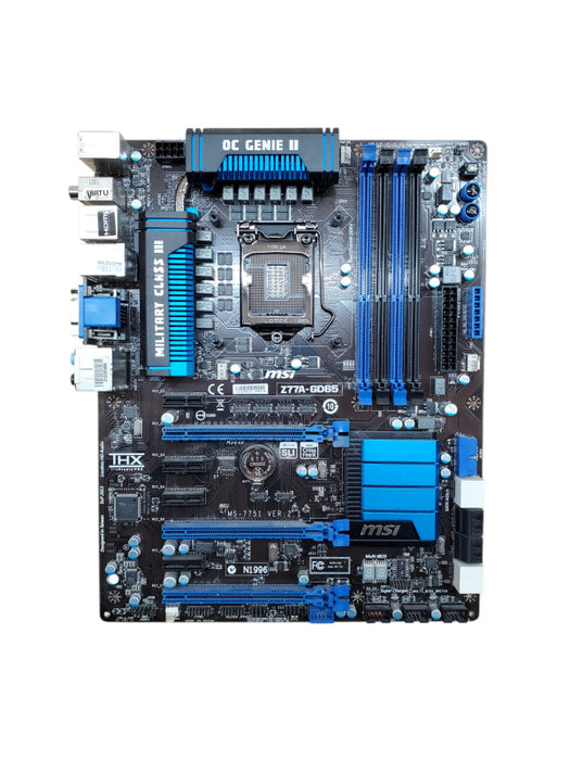 MSI Z77A-GD65 ATX Motherboard | No CPU/RAM | *READ*