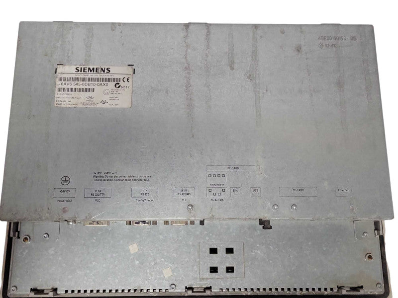 Siemens MP370 Multi Panel touch 15" 6AV6 545-0DB10-0AX0, READ Q_