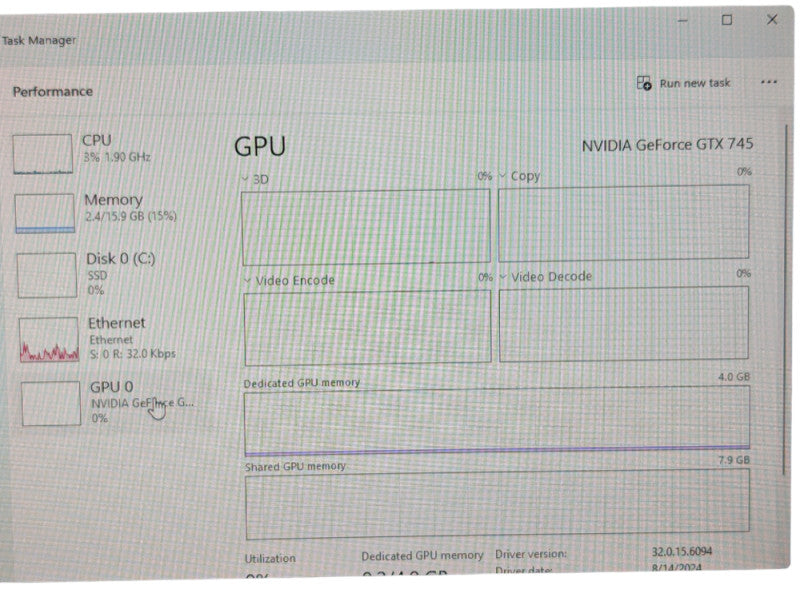 Inspiron 5675 AMD A10-9700 16GB RAM 256GB SSD GTX 745  Please READ  -