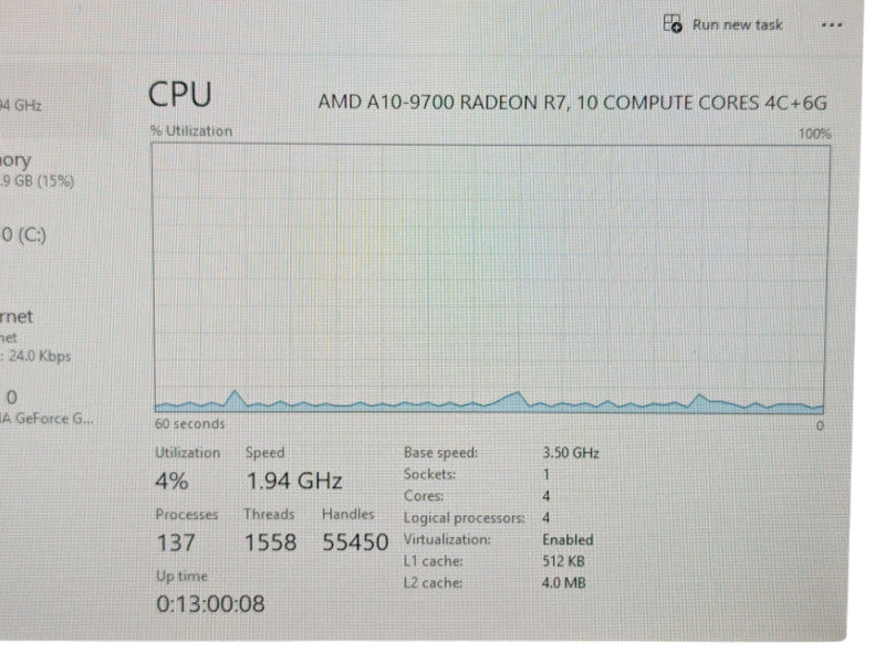 Inspiron 5675 AMD A10-9700 16GB RAM 256GB SSD GTX 745  Please READ  -