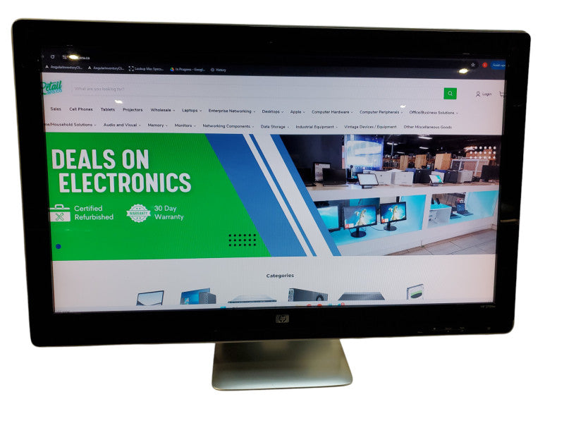 HP 2709m 27” Full HD Glossy Brighview LCD Computer Monitor HDMI with Speakers Q