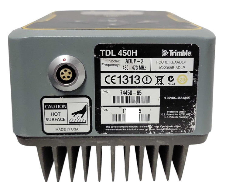 Trimble TDL 450H 430-473MHz Radio Modem 74450-65, READ _