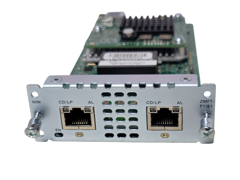 CISCO NIM-2MFT-T1/E1 2-Port T1/E1 WAN and Voice Network Interface Module Card _
