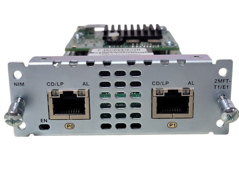 CISCO NIM-2MFT-T1/E1 2-Port T1/E1 WAN and Voice Network Interface Module Card _