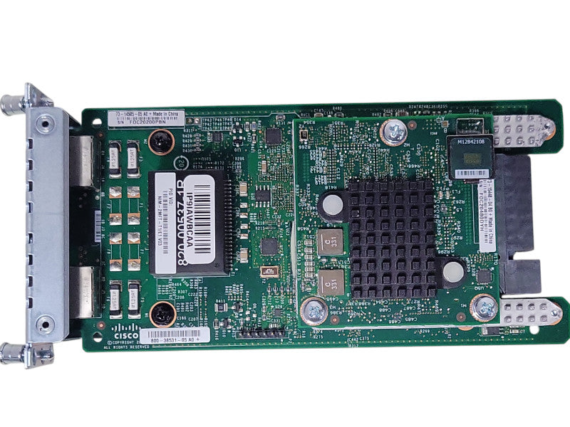 CISCO NIM-2MFT-T1/E1 2-Port T1/E1 WAN and Voice Network Interface Module Card _