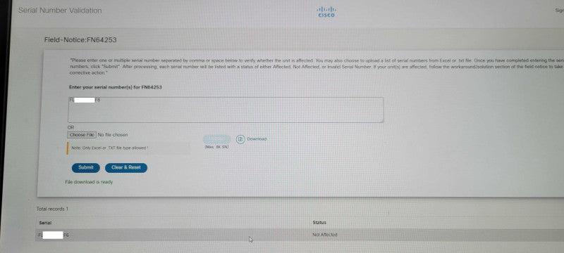 Cisco ISR4351/K9 Gigabit Integrated Services Router, 1x PSU, NOT AFFECTED _