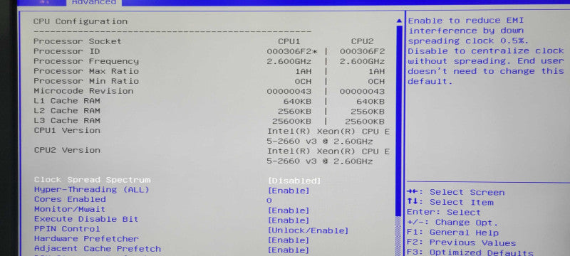 Nutanix NXS2U4NS24G400 4-Node, w/ 2x Nodes, 4x Xeon E5-2660v3, 64GB DDR4 _