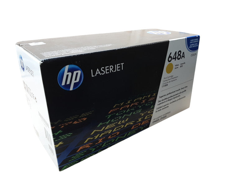 HP Laserjet 648A Print Cartridges, Cyan CE261A, Yellow CE262A, Magenta CE263A
