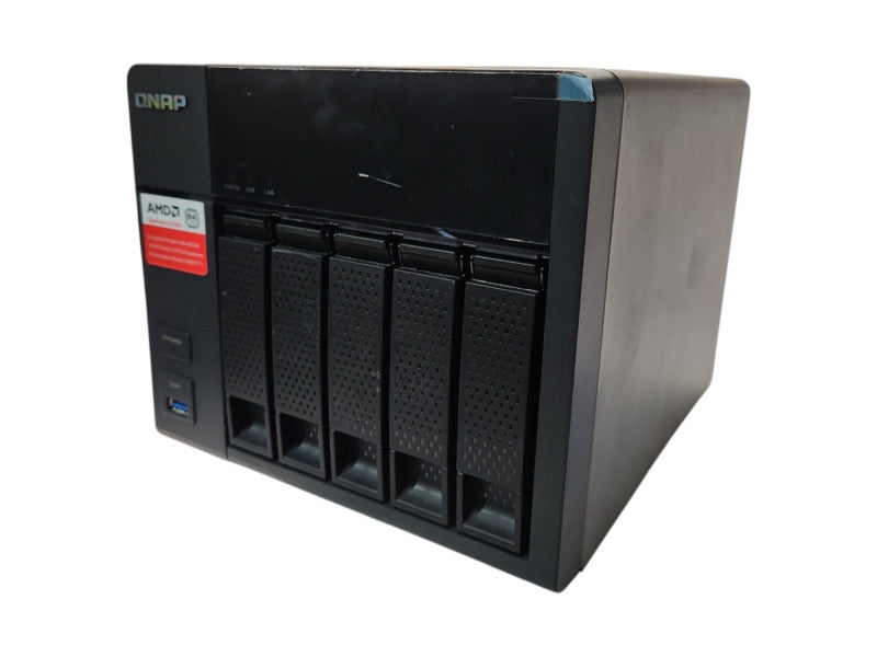 QNAP TS-563 5-Bay NAS, AMD GX-420MC, 2GB RAM, 5x 3TB HDDs