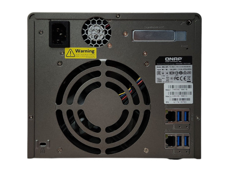 QNAP TS-563 5-Bay NAS, AMD GX-420MC, 2GB RAM, 5x 3TB HDDs