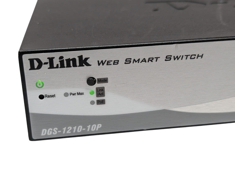 D-Link Web Managed Smart Switch DGS-1210-10P 10-Port Gigabit PoE SFP  -