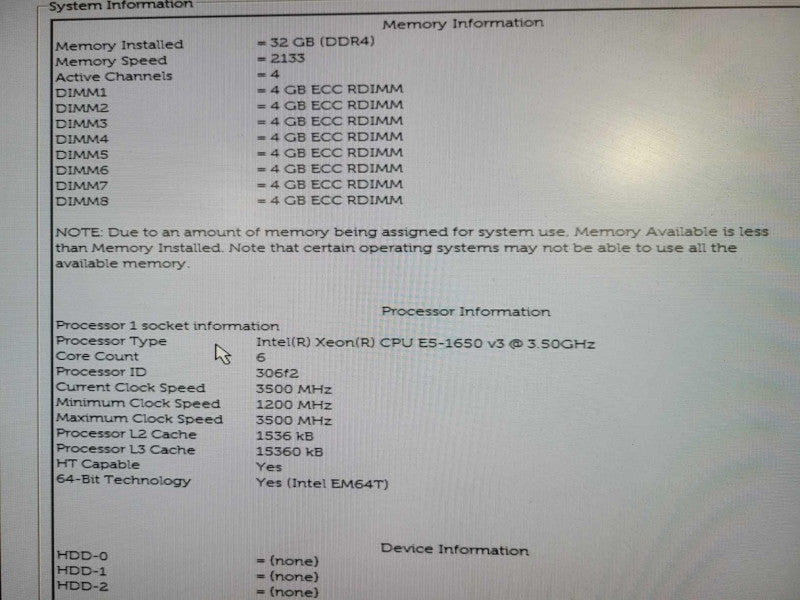 Dell Precision T5810 | Xeon E5-1650 v3 @3.6GHz, 32GB DDR4, QUADRO K2200 !