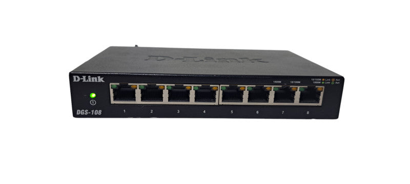D-Link 8-Port Gigabit Ethernet Switch DGS-108