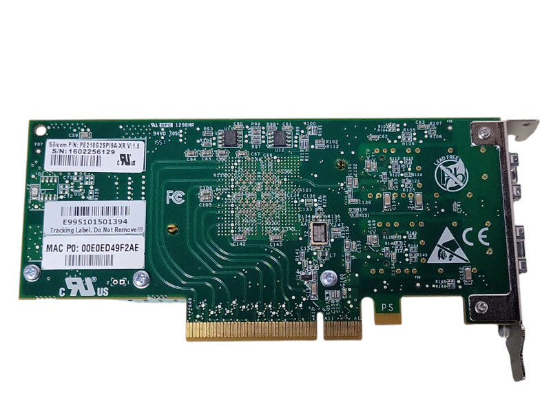Silicon PE210G2SPI9A-XR 2-port 10GB SFP+ PCIe Adapter Low Profile  Q_