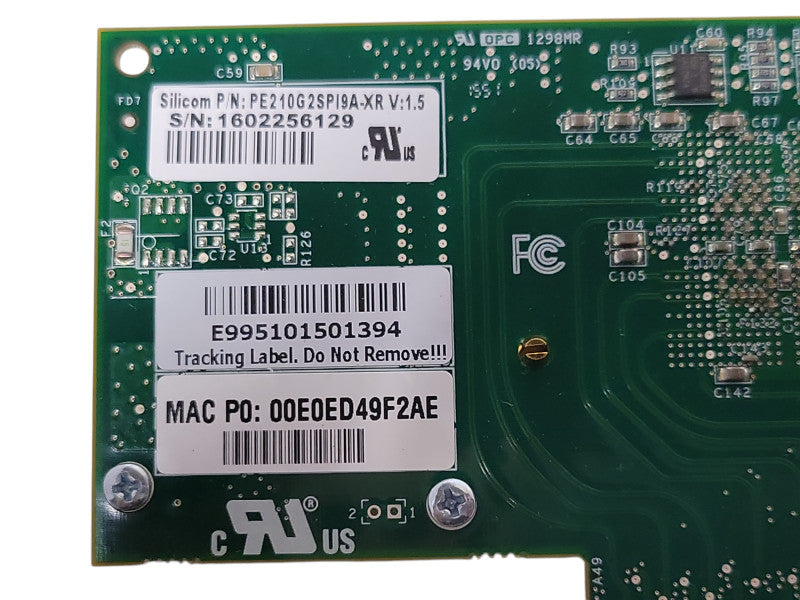 Silicon PE210G2SPI9A-XR 2-port 10GB SFP+ PCIe Adapter Low Profile  Q_