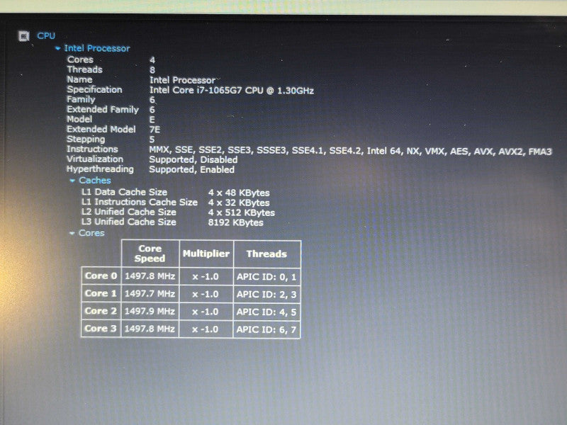ASUS ExpertBook P1 | i7-1065G7| 12GB RAM| 256GB SSD READ  β Lap200