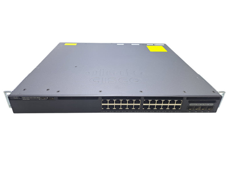 Cisco WS-C3650-24PS-S V05 | 24-Port Gigabit PoE+, 4x SFP Switch w/ 640WAC