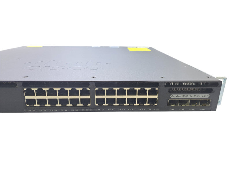 Cisco WS-C3650-24PS-S V05 | 24-Port Gigabit PoE+, 4x SFP Switch w/ 640WAC