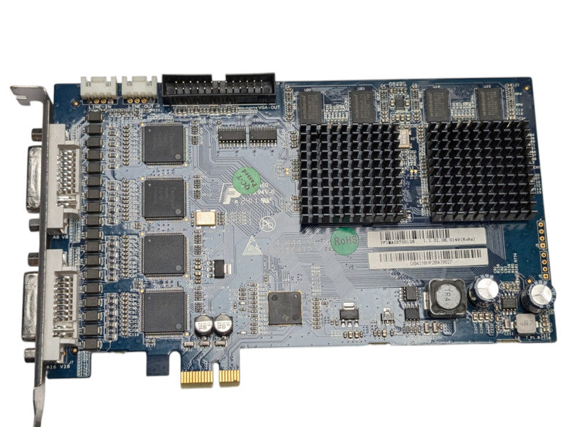 Techwell 80116472 CCTV Board 16 Channel DVR PCI-e Video PCIe Capture Card -