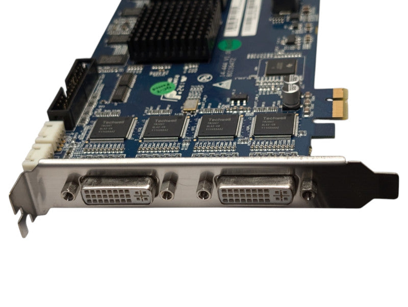 Techwell 80116472 CCTV Board 16 Channel DVR PCI-e Video PCIe Capture Card -