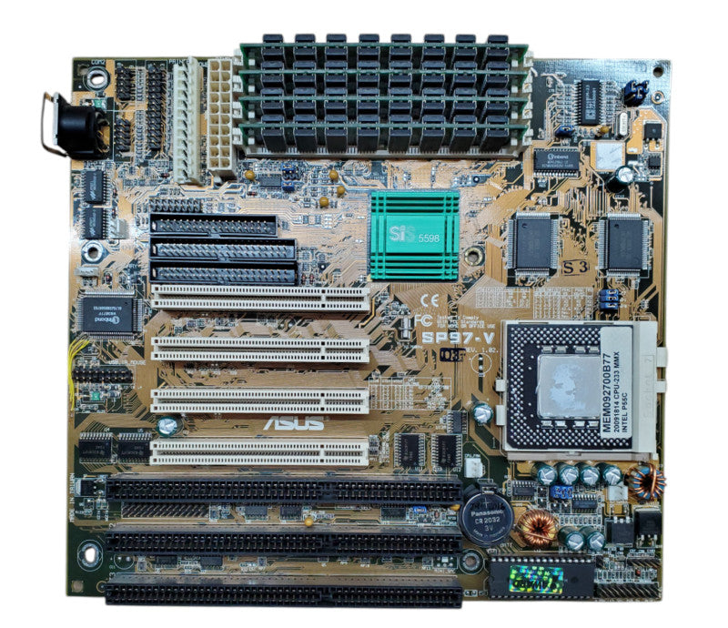 ASUS SP97-V Socket 7 Motherboard | Pentium MMX 233 | 128MB RAM