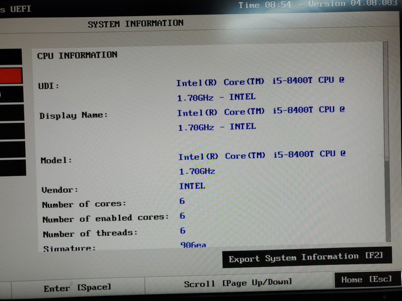 Lenovo ThinkCentre M720q i5-8400T 1.7GHz 16GB USFF Desktop