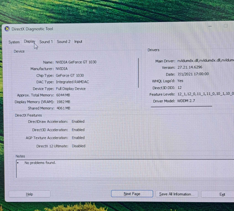ASUS Nvidia GeForce GT 1030 2GB GDDR5 Graphics Video Card GPU GT1030-2G-CSM