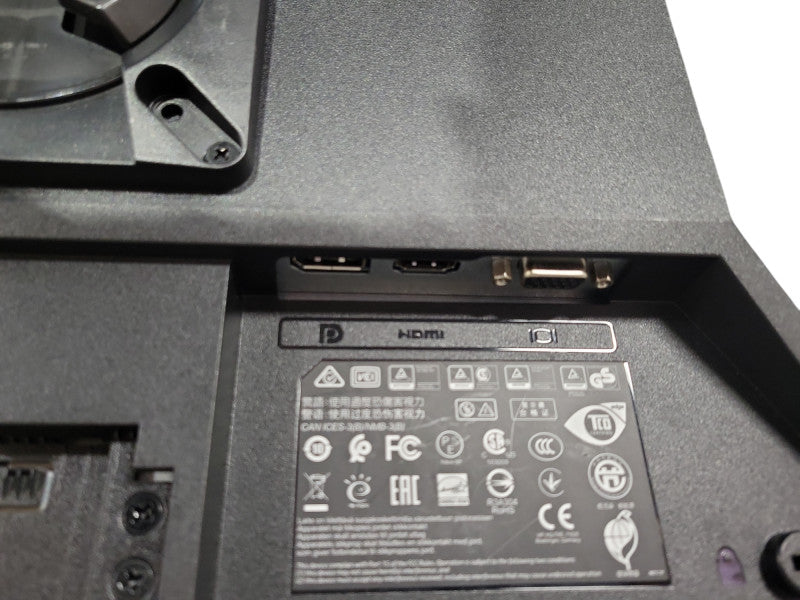 HP P224 21.5 Inch Full HD LED LCD Monitor HDMI DisplayPort 1920 x 1080 No Sta !