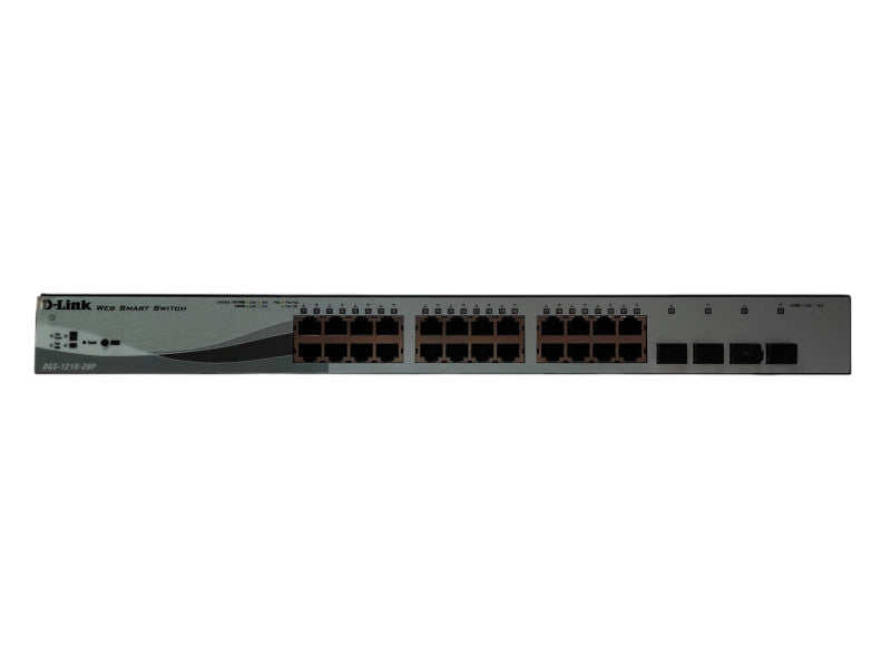 D-Link DGS-1210-28P, 28-Port Gigabit PoE 4x SFP Web Smart Switch